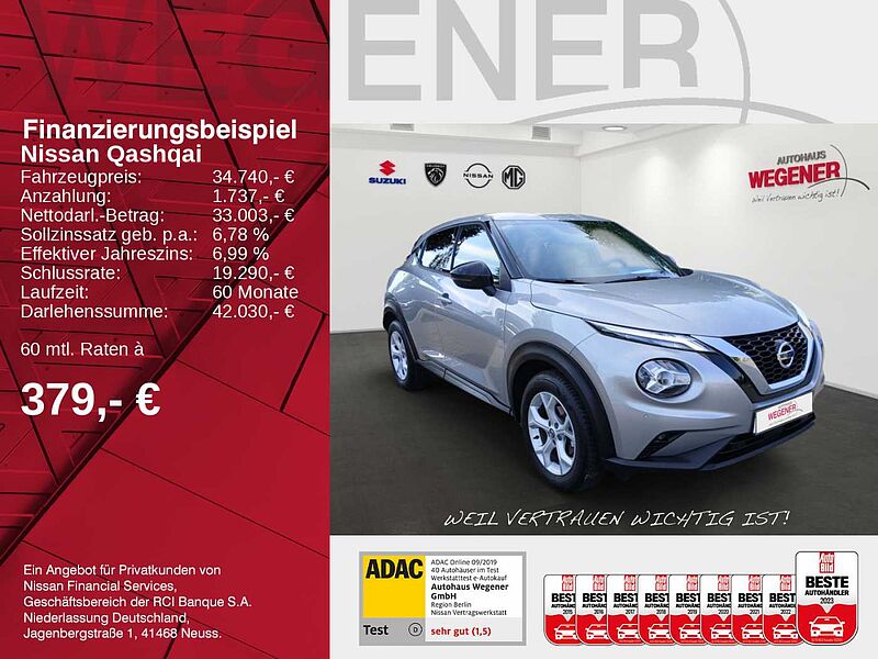 Nissan Qashqai N-CONNECTA 1.5 VC-T e-POWER Elektrische Heckklappe, Beheizbare Frontscheibe, Len