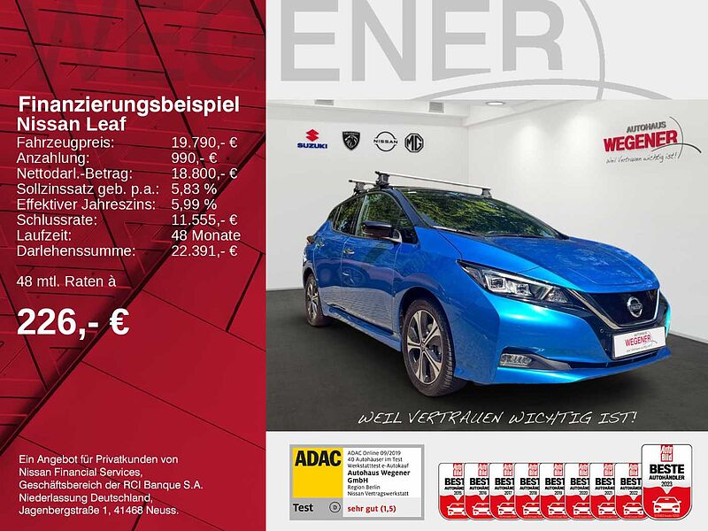 Nissan Leaf TEKNA *KAMERA*LED*SITZH*CARPLAY*