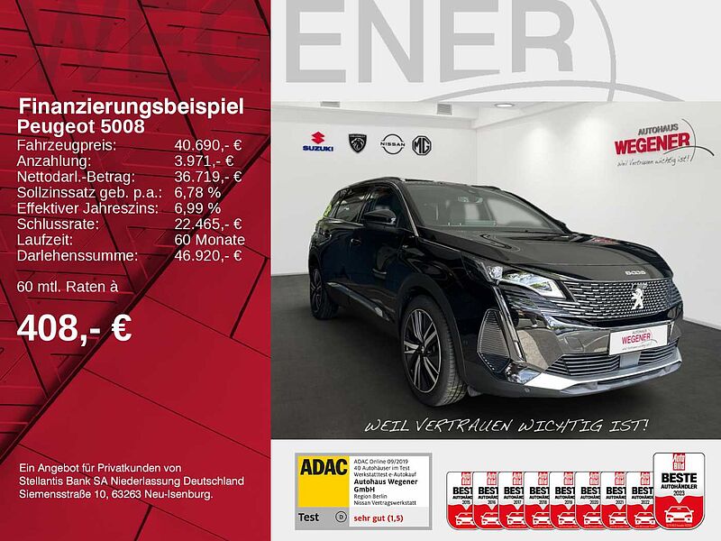 Peugeot 5008 GT 180 EAT8 Pure Tech *360°Kamera*Focal*SHZ