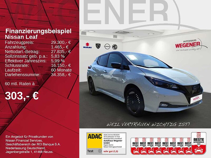 Nissan Leaf e+ 62 kWh  217PS TEKNA Bose Led Metallic Sitz-/Lenkradheizung