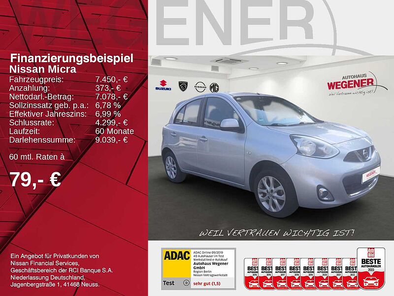 Nissan Micra 1.2 5MT Acenta CP+