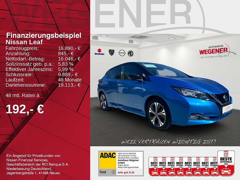 Nissan Leaf MY19*TEKNA+*BOSE*NAVI*WÄRMEPUMPE*360°KAMERA