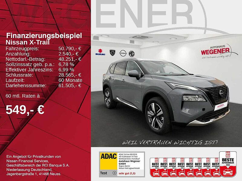 Nissan X-Trail 1.5 VC-T e-4ORCE 213 PS 4x4 TEKNA+ Pano  Bose Head-up-Display CarPlay Winter-Pak