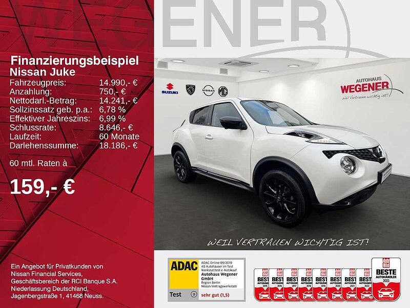 Nissan Juke 1.6l CVT 4x2 BOSE / KAMERA / ALU / KLIMAAUTOMATIK