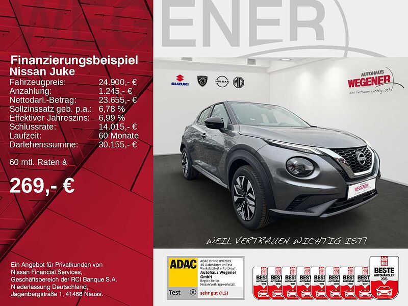 Nissan Juke 1.0 DIG-T 114 PS 7DCT