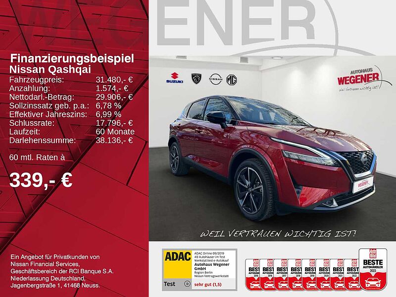 Nissan Qashqai MY22 1.3 DIG-T MHEV LED NAVI 360° Winter