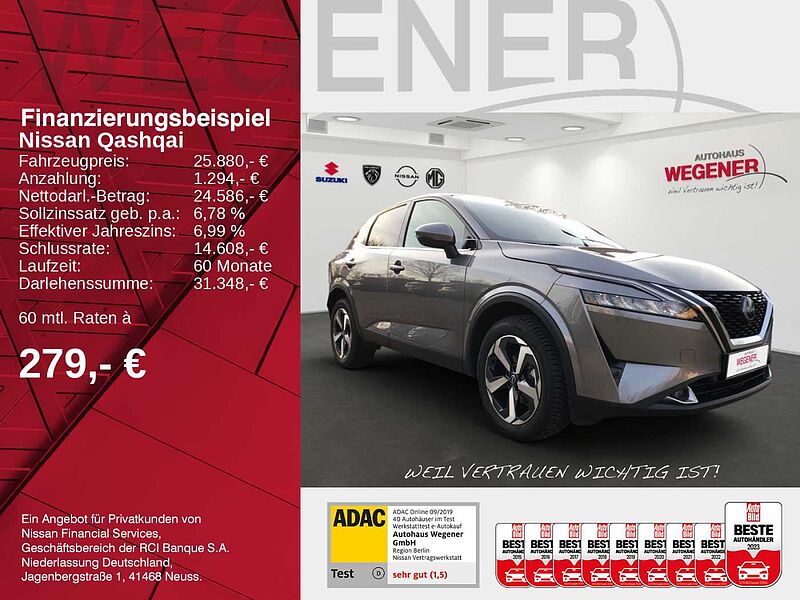 Nissan Qashqai N-CONNECTA+NAVI+WINTERPAKET+CARPLAY+SHZ