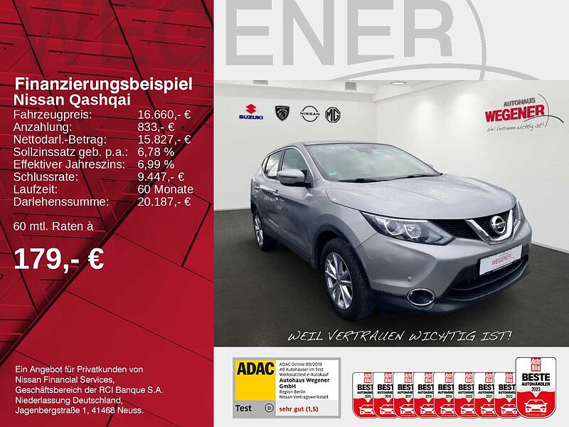 Nissan Qashqai 1.2 DIG-T Xtronic ACENTA*NAVI*KAMERA