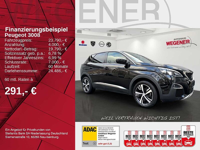 Peugeot 3008 GT-Line 130 EAT8 *Alarm*Standh. *Panorama*