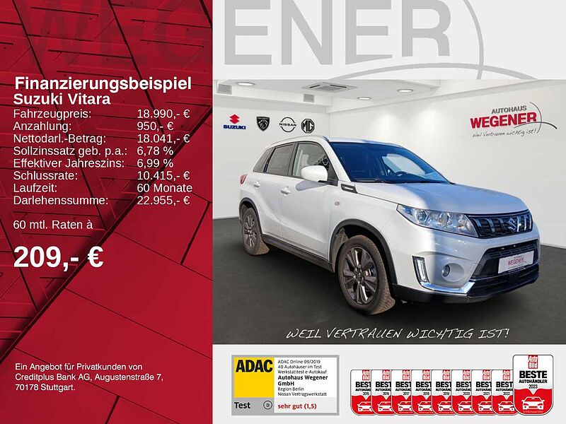 Suzuki Vitara 1.0 BOOST 5D A/T COMFORT NAVI AHK SHZ